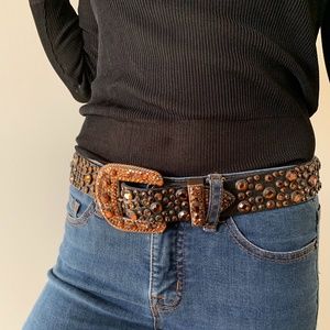 Michael Morrison MX Swarovski crystal belt